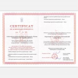 Certificat acreditare științifică